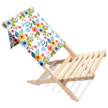 Skládací plážové křeslo Floral Fantasy