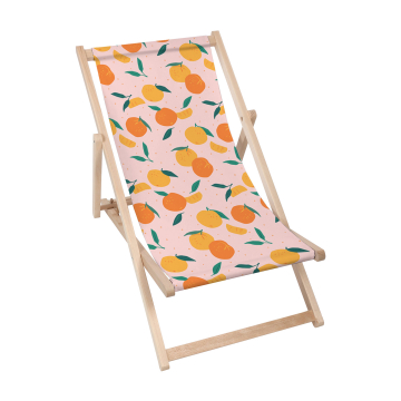 Dřevěné plážové lehátko Mandarins