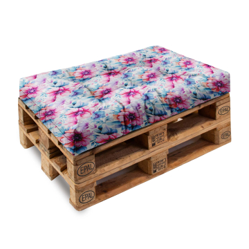 Polštář sedadla z palety Pastel Flowers