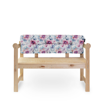 Polštář na opěradlo zahradní lavice Pastel Flowers