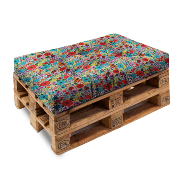 Polštář sedadla z palety Spring Flowers