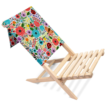 Skládací plážové křeslo Spring Flowers