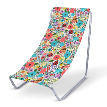 Kovové lehátko Spring Flowers