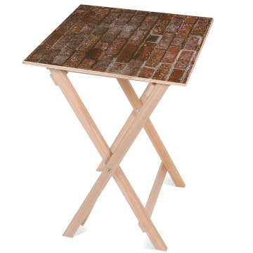 Dřevěný stolek Dark Brick