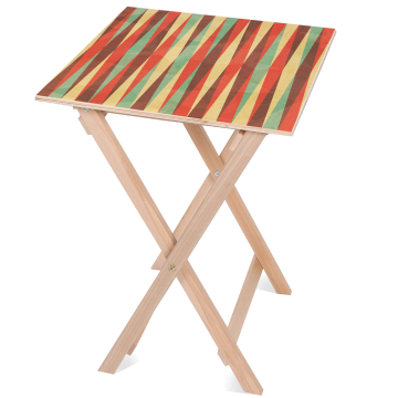 Dřevěný stolek Colorful