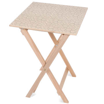 Dřevěný stolek Peacock Eyes