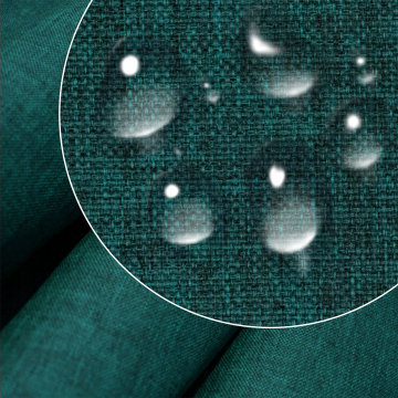 Látka s imitací lnu Sea Abyss