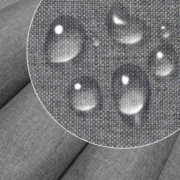 Látka s imitací lnu Light Grey