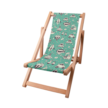 Dřevěné plážové lehátko Vintage Car