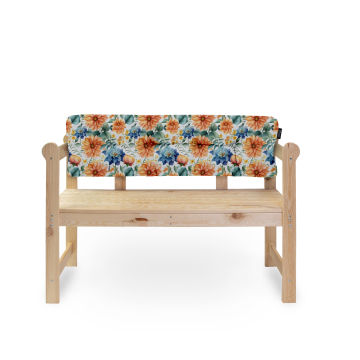 Polštář na opěradlo zahradní lavice Watercolor Flower